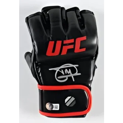 Ian Machado Garry signed UFC fight glove black and red collectible for fans