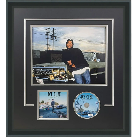 Ice Cube deluxe framed signed CD with 11x14 photo
