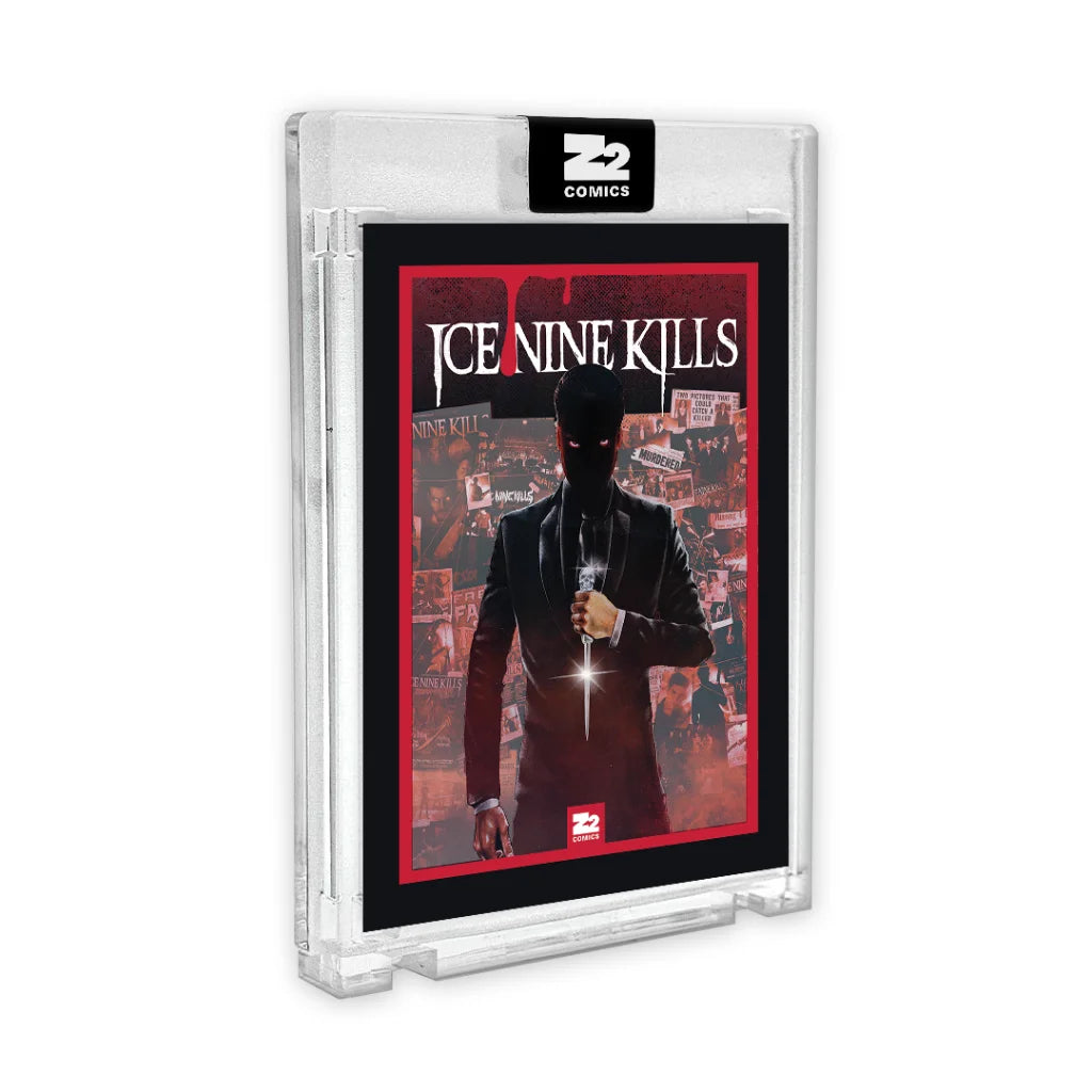 Graded Ice Nine Kills trading card with Ice Nine Kills artwork, limited edition numbered to 99