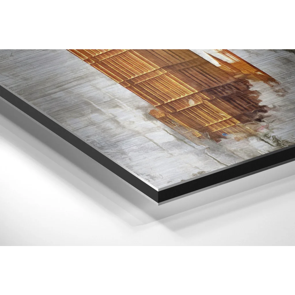 Stunning Brushed Aluminium Dibond Wall Art with Vivid Colors | Glass Wall Art Print | vintageantiquesgifts.com