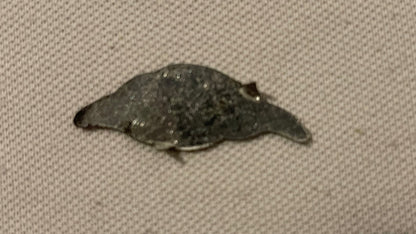 Antique Harveys Nat Leaf Tobacco Tin Tag 1870s 1910s Figural Leaf Shape Pin Back Advertising Collectible Tobacciana 🚬