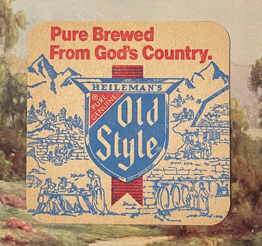 Vintage Heileman's Old Style Special Export Beer Coaster - G. Heileman Brewing Co La Crosse Wisconsin Double-Sided Coupon 🍺
