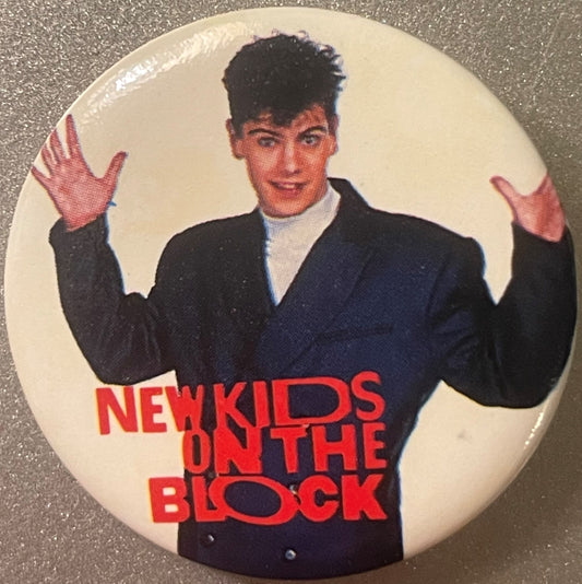 Vintage NKOTB Pin 🙋‍♀️ Jordan Knight Jazz Hands Button — New Kids on the Block Boston Blockhead Memorabilia