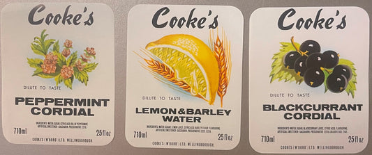 Vintage 1940s Cooke's Combo Labels Collectible