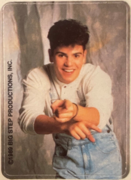 Vintage 1989 New Kids on the Block Sticker Sheet - NKOTB Big Step Productions Boy Band Memorabilia Five Members Portraits ✨