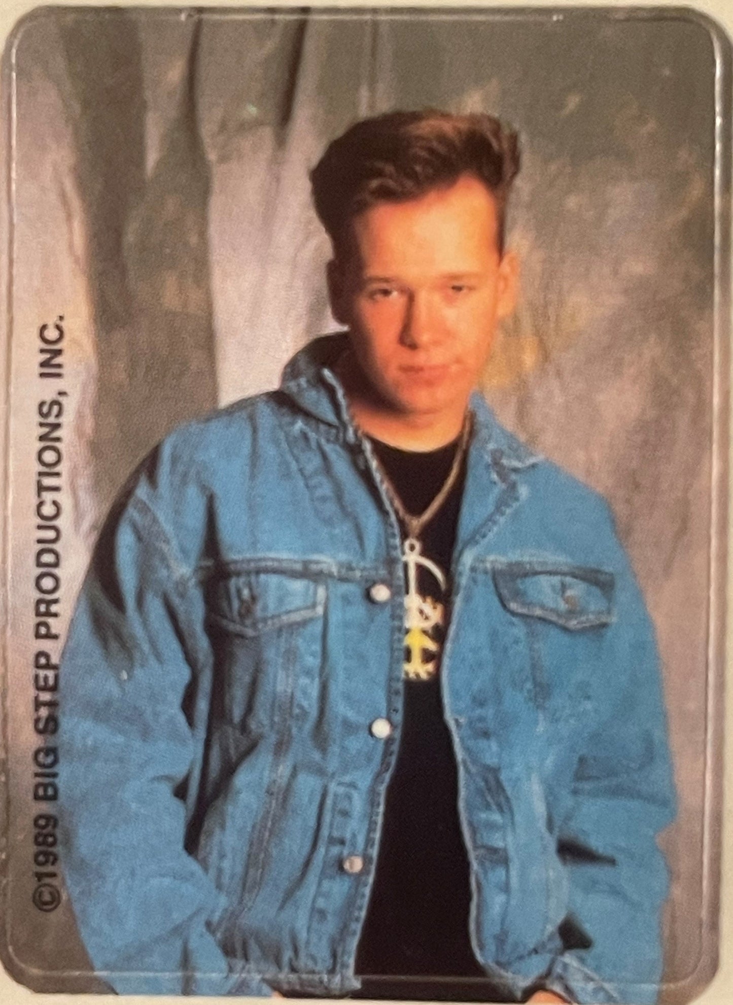 Vintage 1989 New Kids on the Block Sticker Sheet - NKOTB Big Step Productions Boy Band Memorabilia Five Members Portraits ✨
