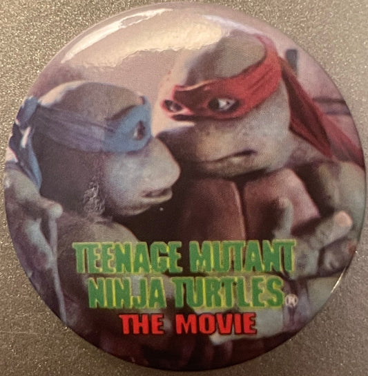 Vintage Teenage Mutant Ninja Turtles Movie Pins Raphael Leonardo 1990