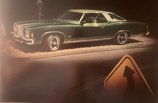 Vintage 1974 Pontiac Bonneville Dealer Brochure 🍺 Pontiac, MI Homage to the Salt Flats