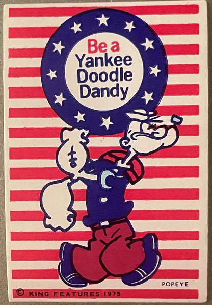 Vintage 1975 Popeye Bicentennial Stickers 🎆 King Features Patriotic Set