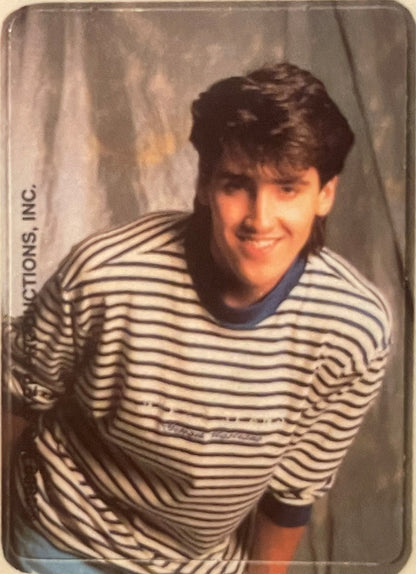 Vintage 1989 New Kids on the Block Sticker Sheet - NKOTB Big Step Productions Boy Band Memorabilia Five Members Portraits ✨