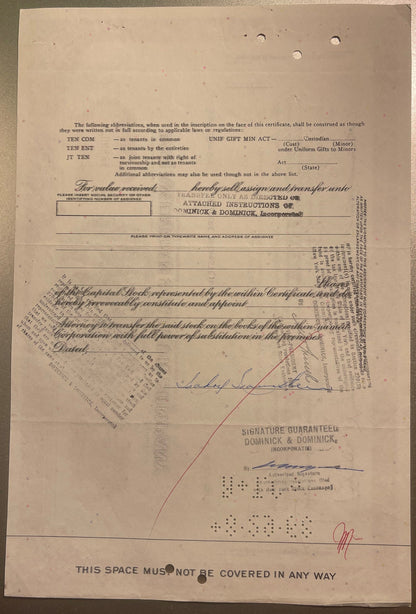 Aged stock certificate from Pan American Sulphur Co. with printed text, handwritten signatures, and official seals on cream-c