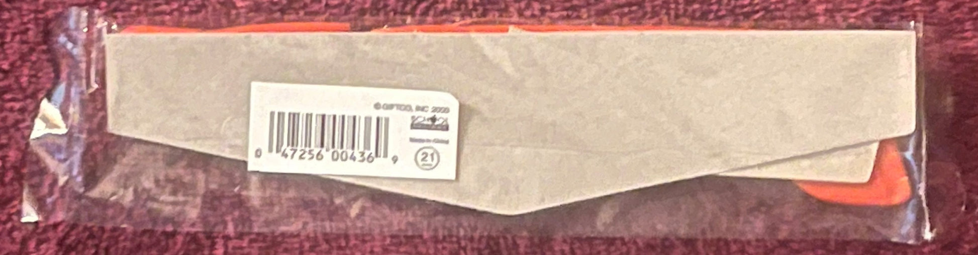 Sealed package with beige fabric strip for the Rare Y2K Coca-Cola Plane Glider