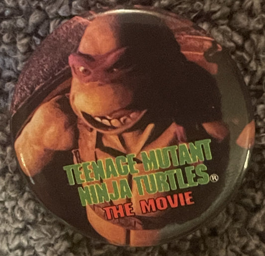Vintage 1990 Teenage Mutant Ninja Turtles Movie Pin 📌 Mad Turtle, TMNT