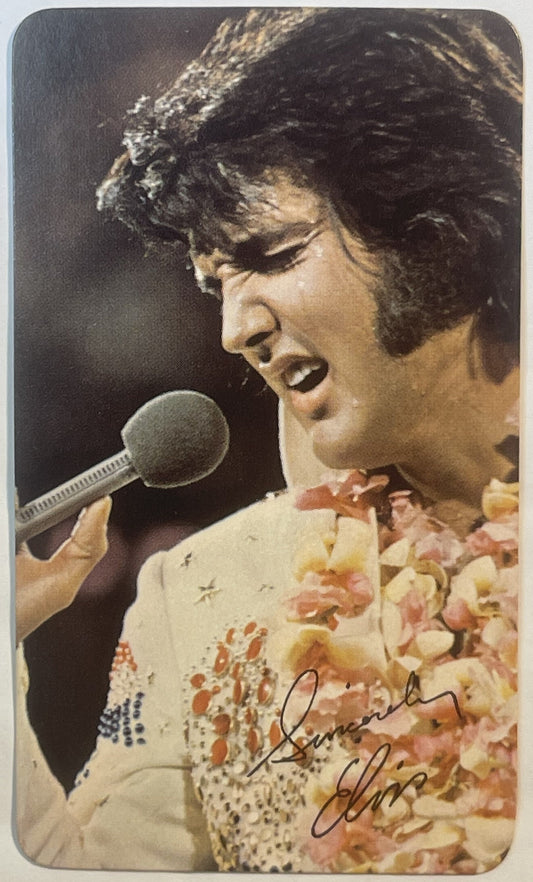 Vintage 1974 Elvis Presley Card Calendar RCA Aloha from Hawaii