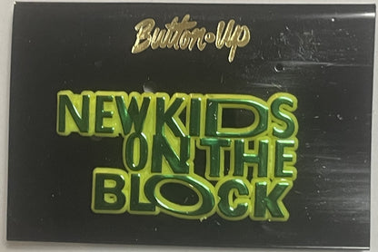 Vintage 1990s New Kids on the Block Logo Pin Pinback 📌 Boston, MA NKOTB