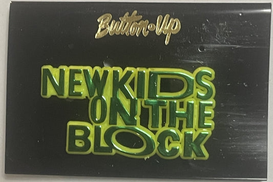Vintage 1990s New Kids on the Block Logo Pin Pinback 📌 Boston, MA NKOTB