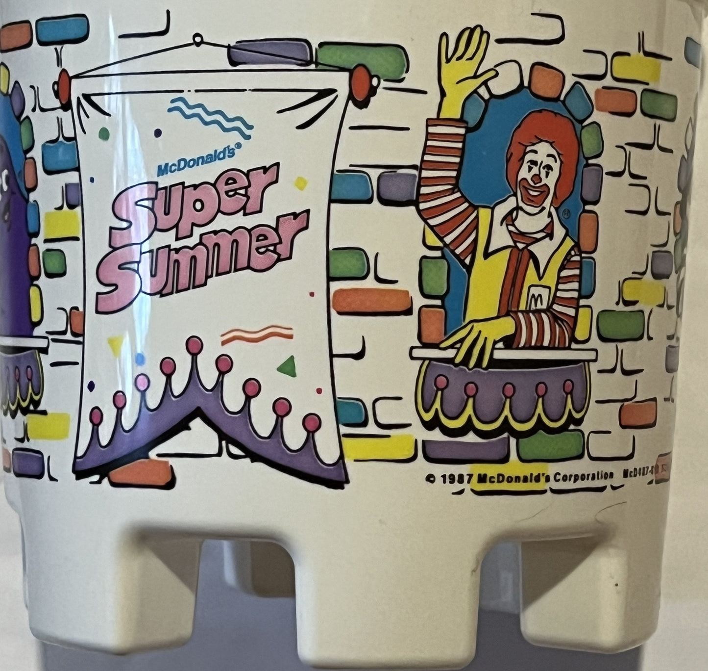 Vintage 1987 McDonald's Super Summer Sandcastle Pail Set 🏖️ Complete NOS Beach Toy
