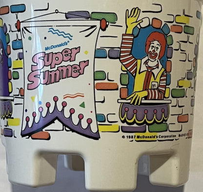 Vintage 1987 McDonald's Super Summer Sandcastle Pail Set 🏖️ Complete NOS Beach Toy