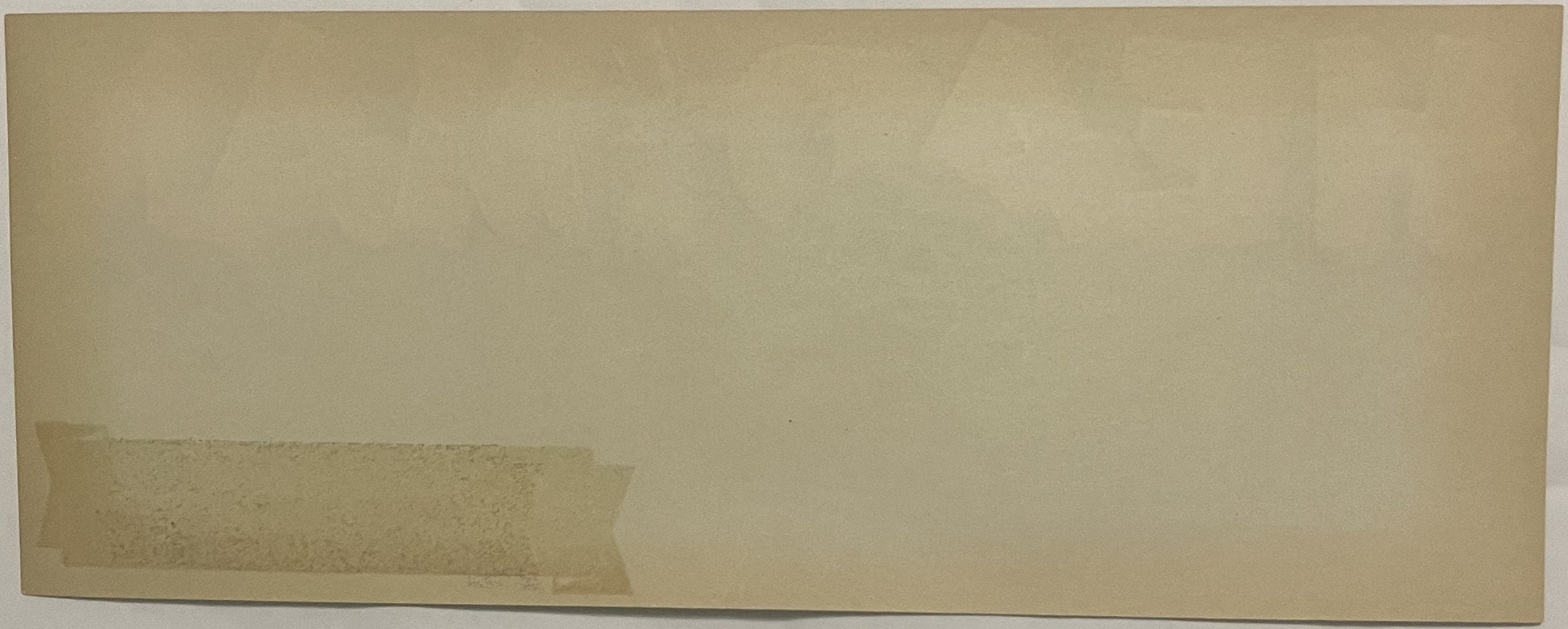 Faded vintage crate label with beige background and partial rooster illustration visible on left side, Los Angeles produce ad