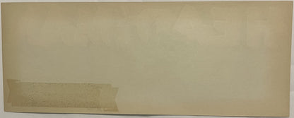 Faded vintage crate label with beige background and partial rooster illustration visible on left side, Los Angeles produce ad