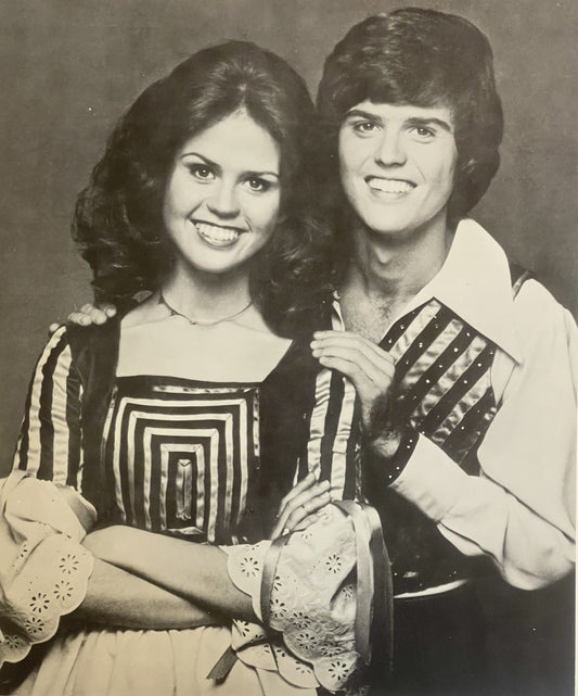 Uncommon Vintage 1970s Donnie and Marie Osmond Art Print 🖼️ Music Memorabilia!