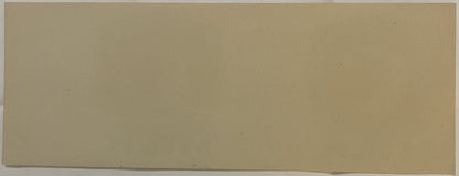 Blank cream reverse of the Land O' Sunshine evaporated milk can label, unprinted