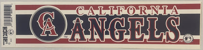 Vintage 1990s California Angels Bumper Sticker | MLB Memorabilia