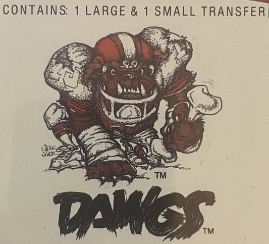 Vintage 1994 Cleveland Browns Dawg Pound Temporary Tattoos – NFL Licensed