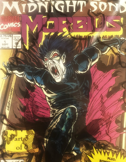 Vintage Retro 1992 Morbius Living Vampire Comic Factory Sealed