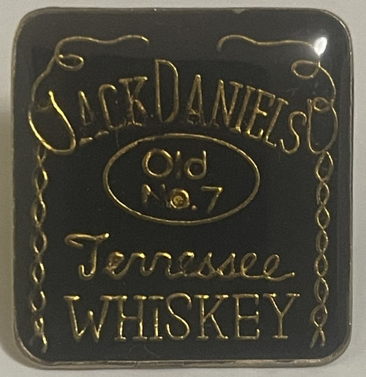 Vintage Jack Daniel’s Old No. 7 Black Label Enamel Pin 🥃 NOS Tennessee