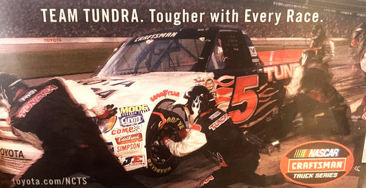 2005 NASCAR Winston Craftsman Truck Series Team Toyota Tundra 3D Hologram Card! 🃏