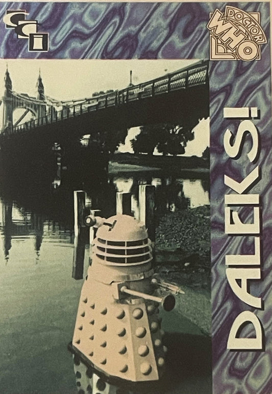 Vintage 1994 Doctor Who Daleks Foil Trading Card — Card 1 of 6 🛸