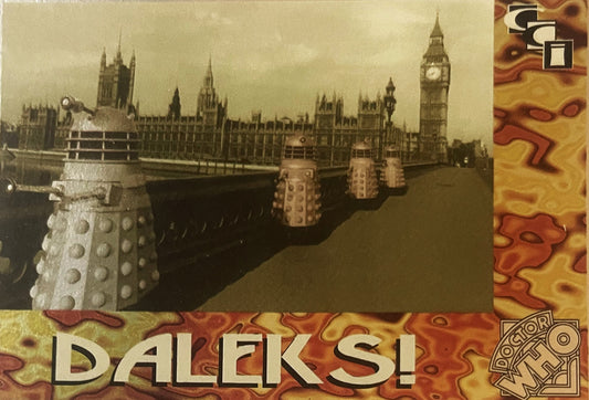 Vintage 1994 Doctor Who Daleks Foil Trading Card — Card 2 of 6 🛸