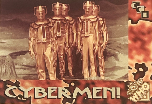 Vintage 1994 Doctor Who Cybermen Foil Trading Card — Card 5 of 6 🤖