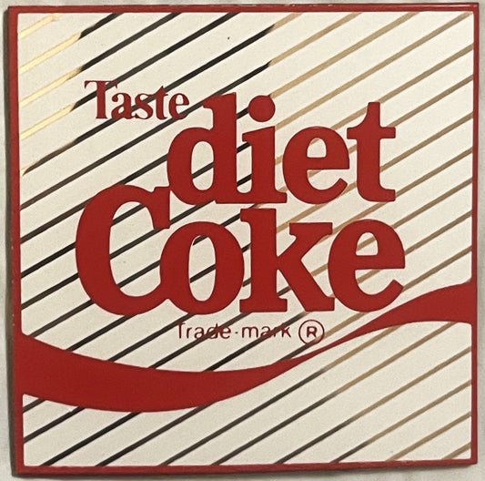 Vintage 1980s Diet Coke Refrigerator Magnet 🧲 NOS Coca-Cola Advertising Promo Collectible
