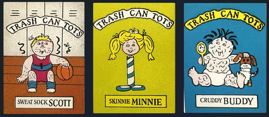 Vintage 1980s Trash Can Tots Stickers Madballs and Garbage Pail Kids Inspired 8 ✨