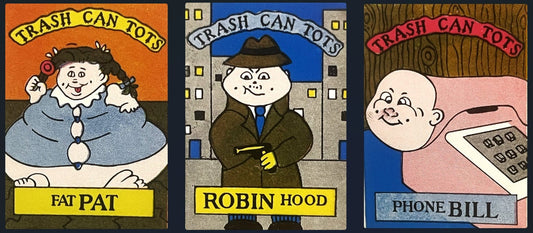 Vintage 1980s Trash Can Tots Stickers Madballs and Garbage Pail Kids Inspired 9 ✨