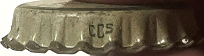 Par-T-Pak cap skirt with a small CCS cap-maker mark