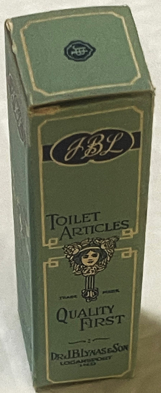 Antique 1920s JBL Toilet Articles Box from Logansport Indiana