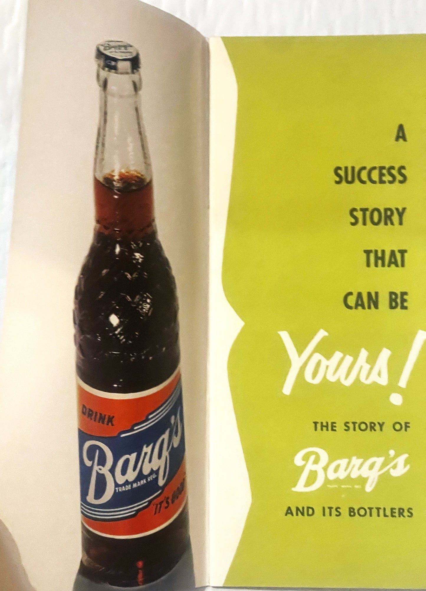 Vintage Mid-1950s Barqs Root Beer Franchise Prospectus 🥤 Smooth Sailing for the Bottler