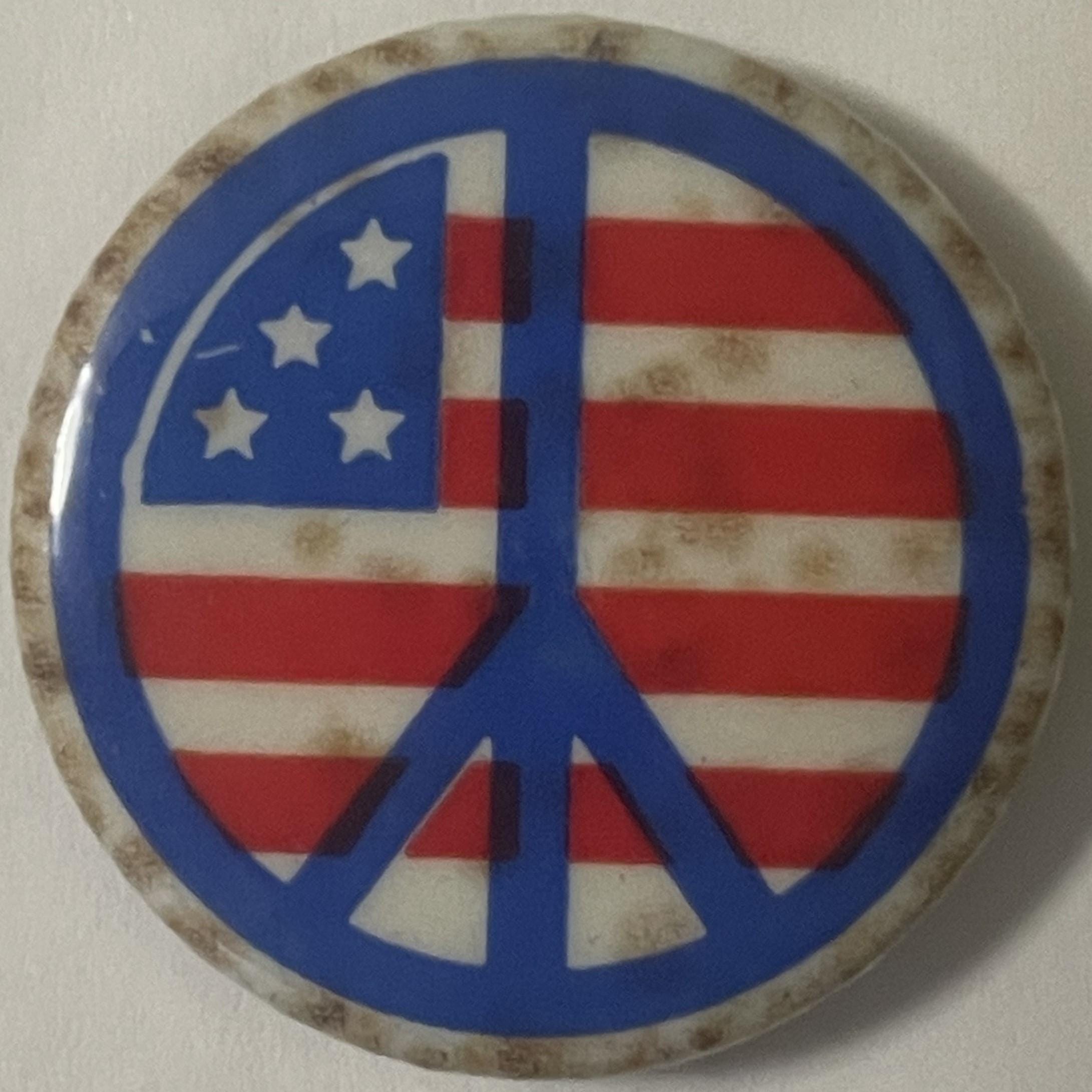 vietnam war  ピンバッチ ✌️ Vintage 1960s Vietnam War Peace & Protest 5‑Pin Set