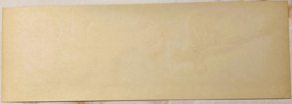 Blank cream-colored vintage citrus crate label with faint discoloration and aging marks, shown flat against neutral backgroun