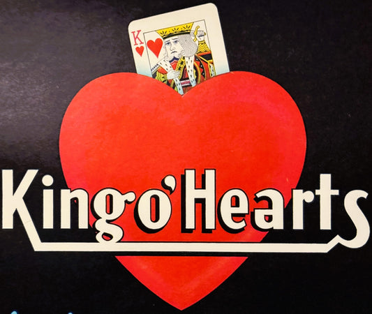 Vintage 1940s King o' Hearts California Asparagus Crate Label — K. R. Nutting Co., Salinas CA