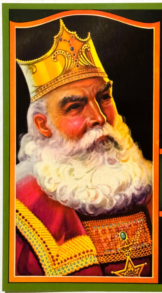 Antique 1930s King David Brand Sunkist Crate Label 🍊 — Yorba Orange Growers Association, Yorba District, Placentia CA