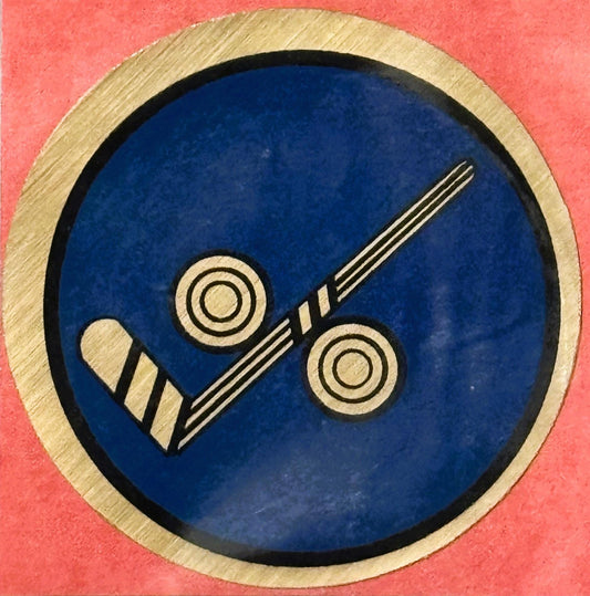 Rare Vintage 1960s Hockey Decal ⚾ Embla Crest, Walterboro, SC, Sports Memorabilia