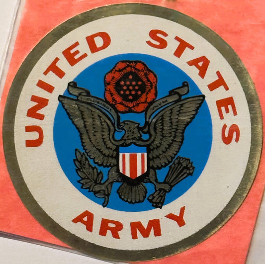 Rare Vintage 1960s United States Army Decal ✨ Embla Crest, Walterboro, SC