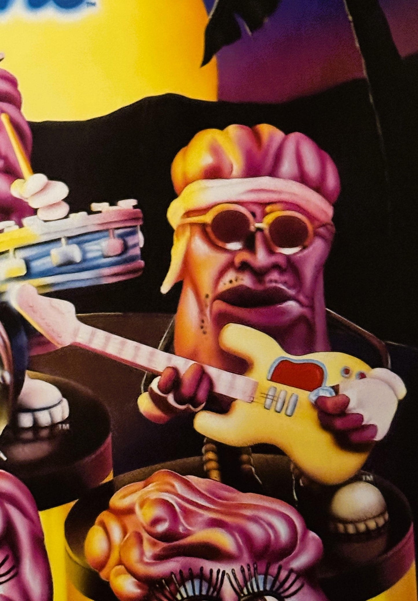 Vintage 1988 California Raisins Band Poster - CALRAB Fresno Advertising Print with Recipes & Fan Club Offer 🖼️