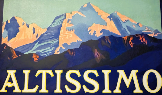 Vintage 1930s Altissimo Brand Sunkist Valencias Crate Label 🍊 Placentia Mutual Orange Association, Orange County California