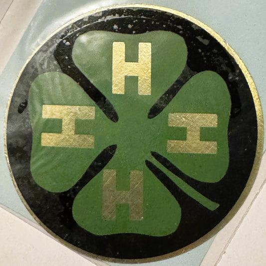 Vintage Embla Crest Rare 1960s 4H Decal Sticker Collectible