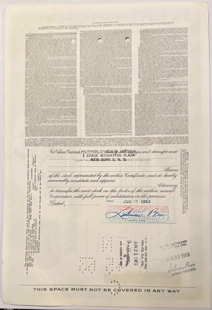 Vintage 1960s 💚 Studebaker‑Packard Stock Certificate – Teal Auto History